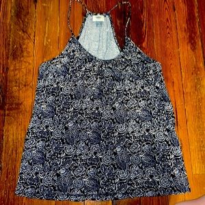 Old navy blue/white tank top